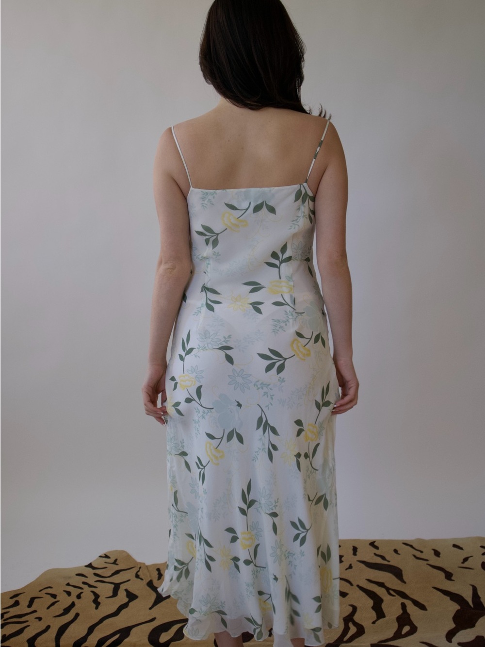 100% silk vintage bias cut dress - Picture 3 of 3